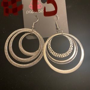 Hoop earrings never worn